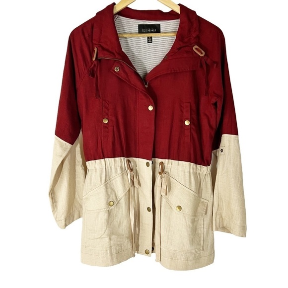 Blu Pepper Colorblock Anarok Zip Fall Jacket - Picture 3 of 7